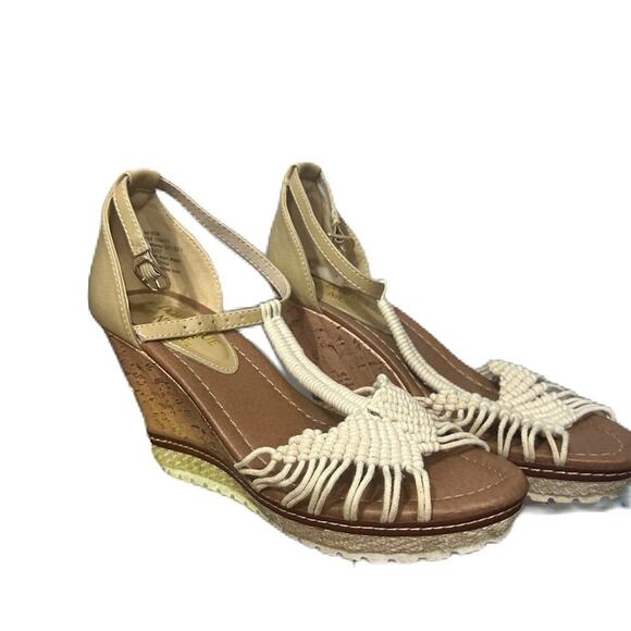 Women Dominique Nicole Gelsey Wedge Heels Size 8.5 - Picture 4 of 9